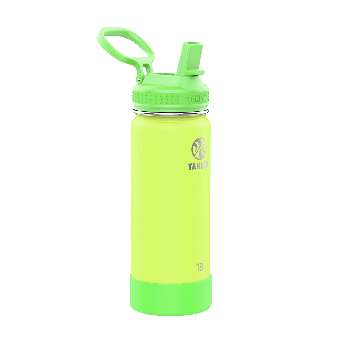 ¡Nueva! Botella Actives Kids Glow in the Dark con Tapa Straw Lid™ 18oz / 530ml