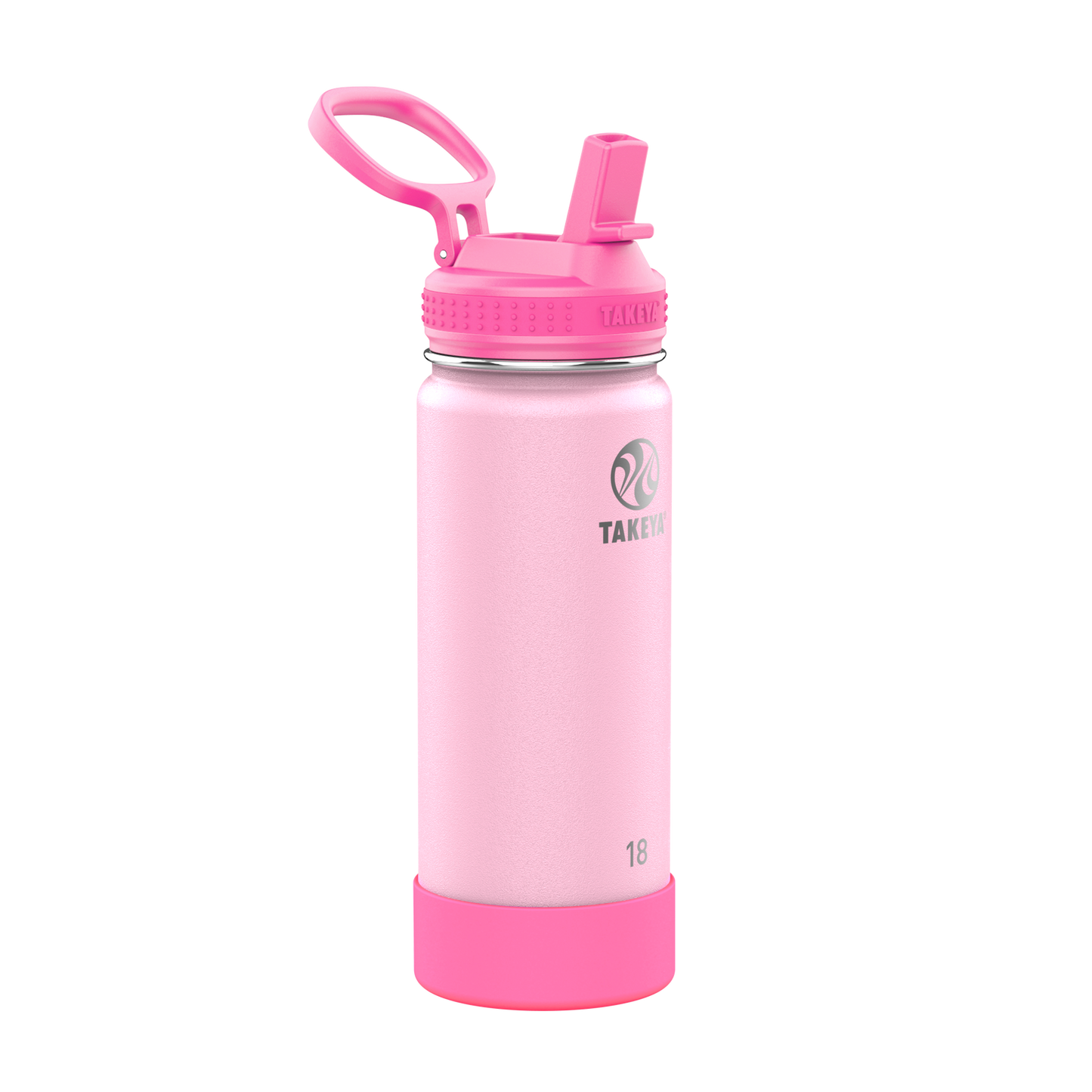¡Nueva! Botella Actives Kids Glow in the Dark con Tapa Straw Lid™ 18oz / 530ml