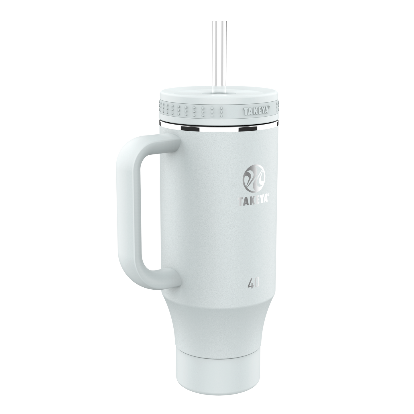 Vaso con Asa y doble popote estándar 40oz / 1.2L