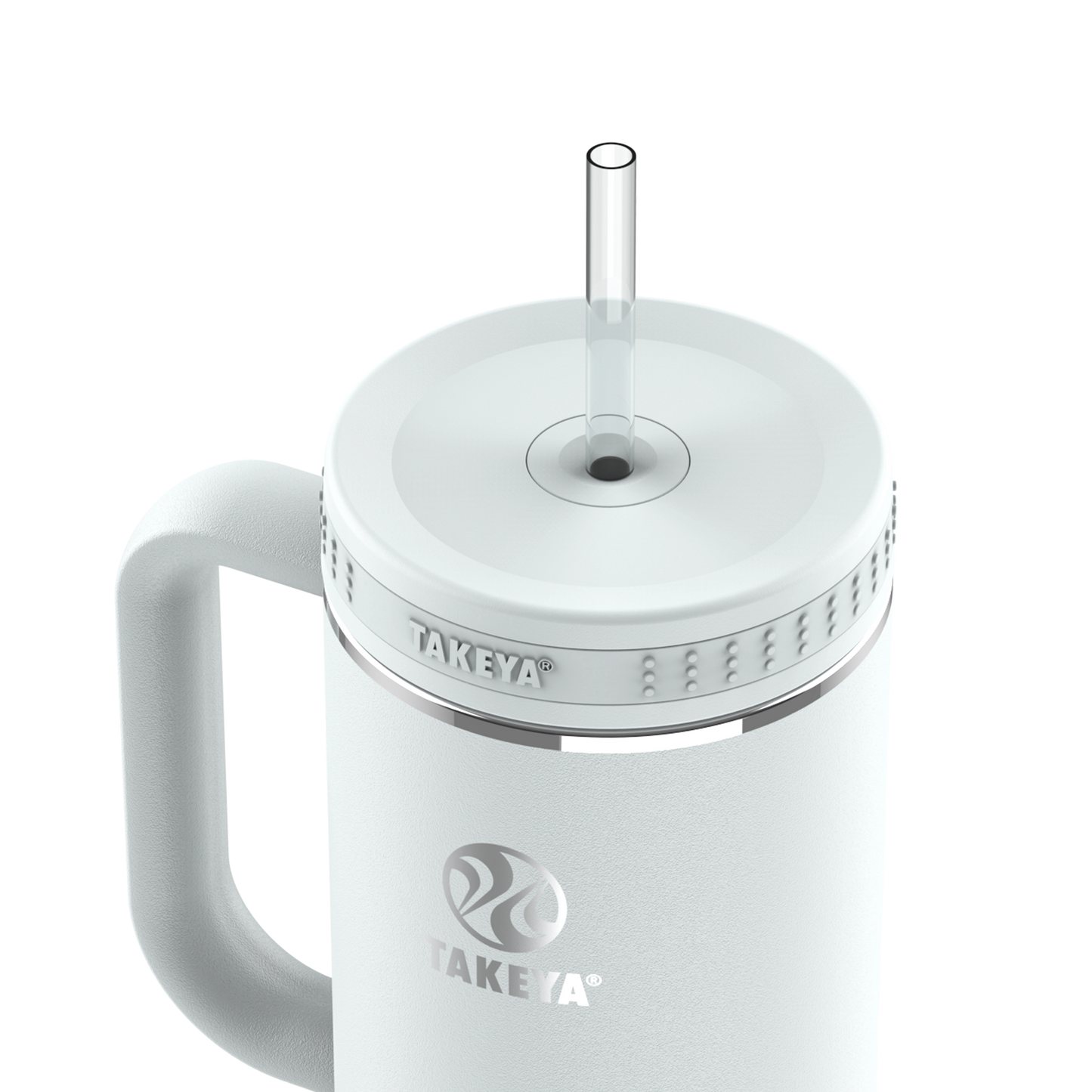 Vaso con Asa y doble popote estándar 40oz / 1.2L