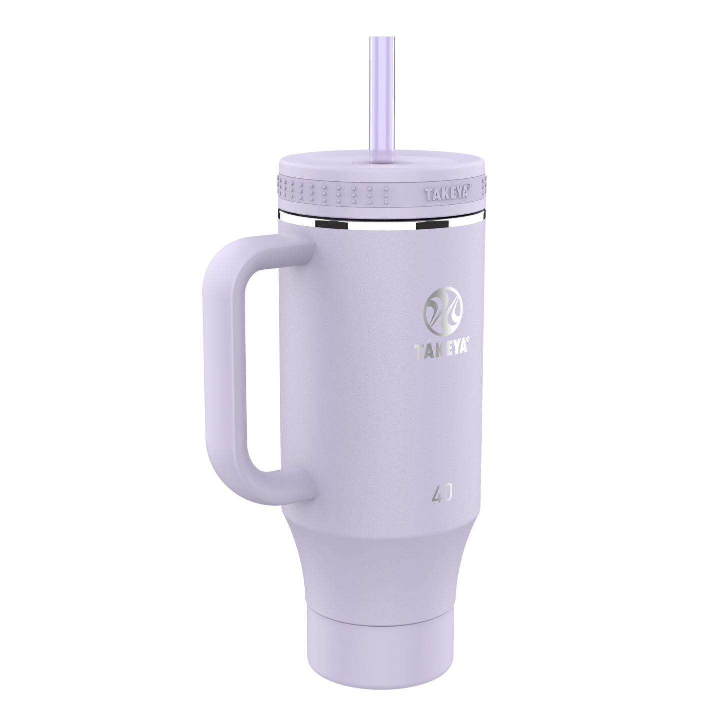 Vaso con Asa y doble popote estándar 40oz / 1.2L