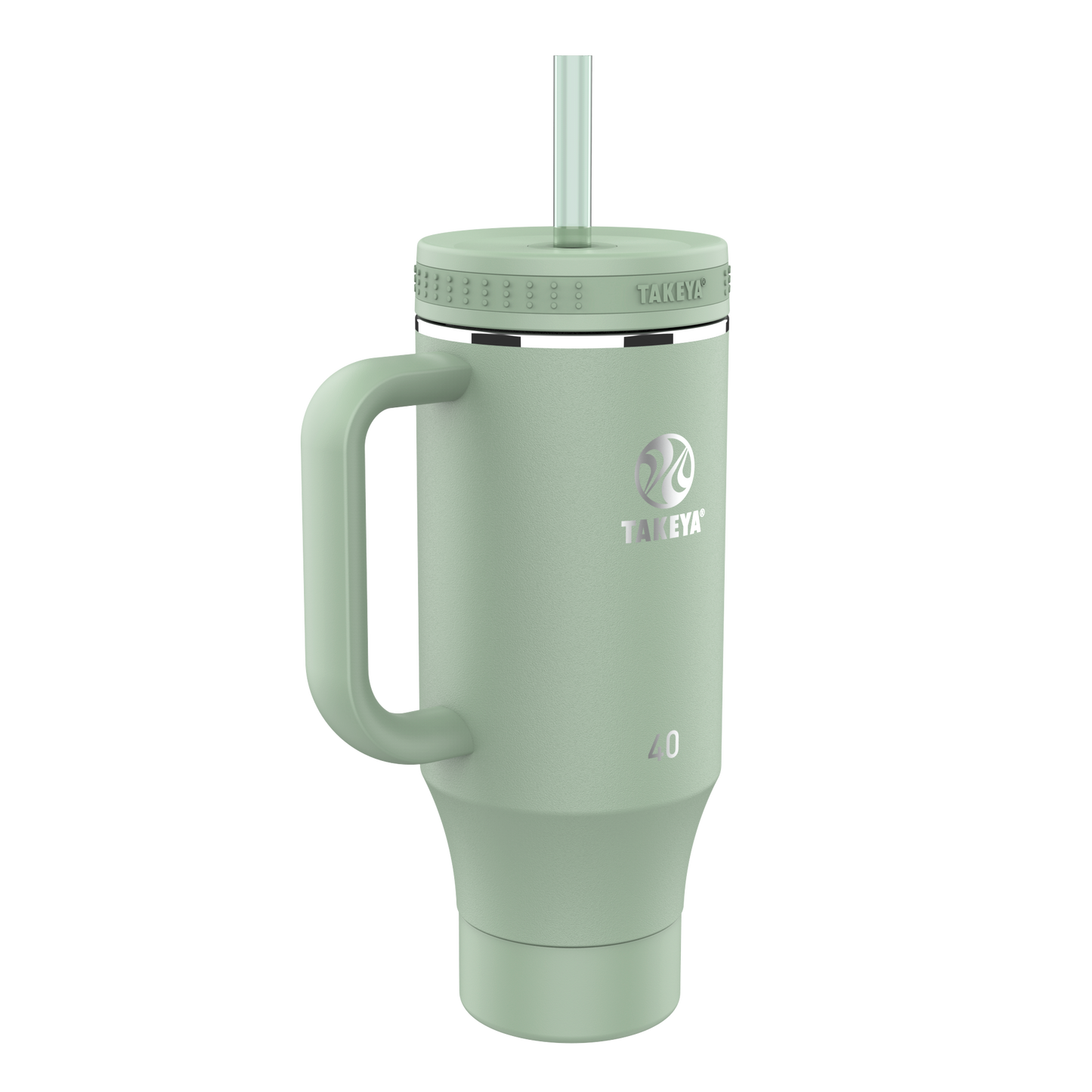 Vaso con Asa y doble popote estándar 40oz / 1.2L