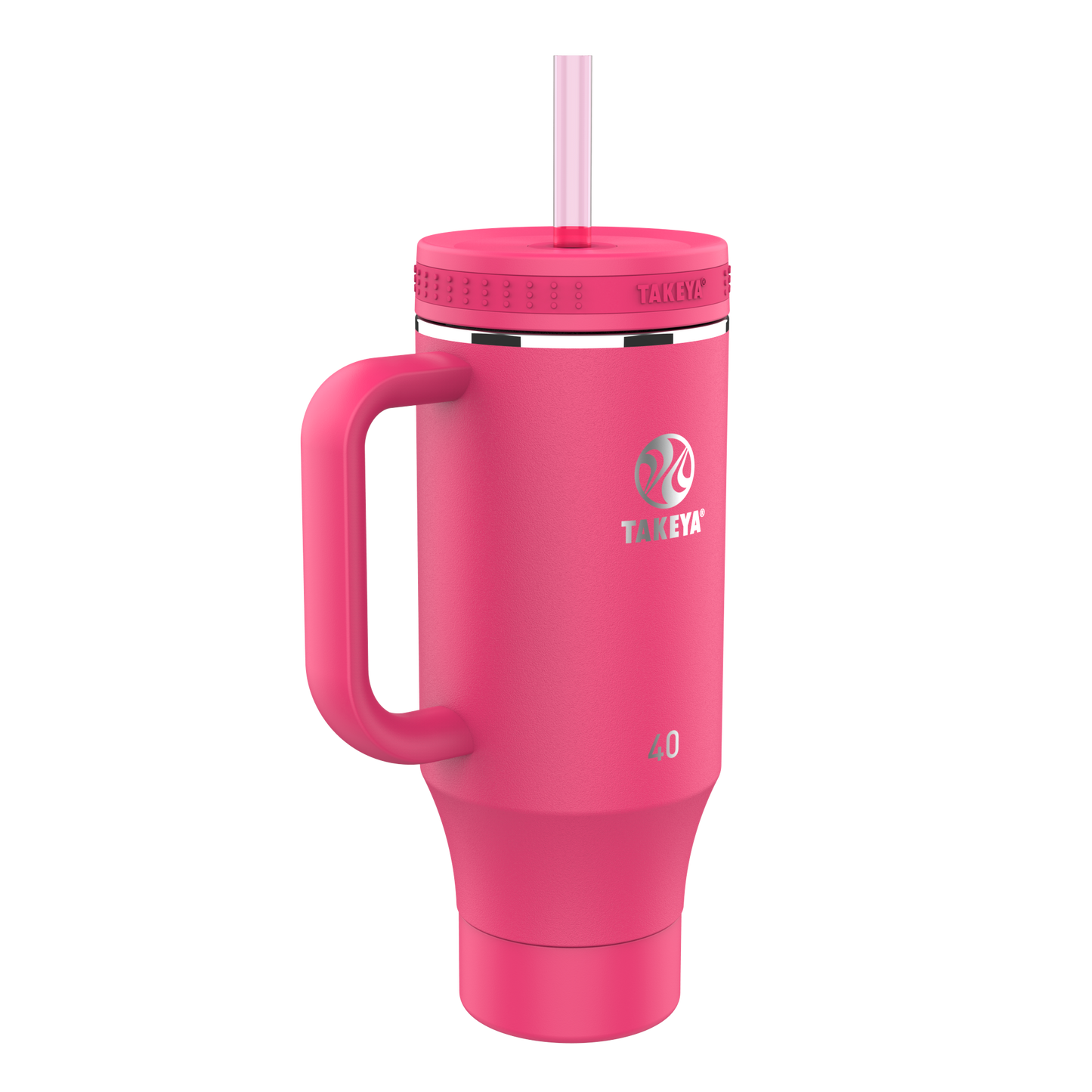 Vaso con Asa y doble popote estándar 40oz / 1.2L