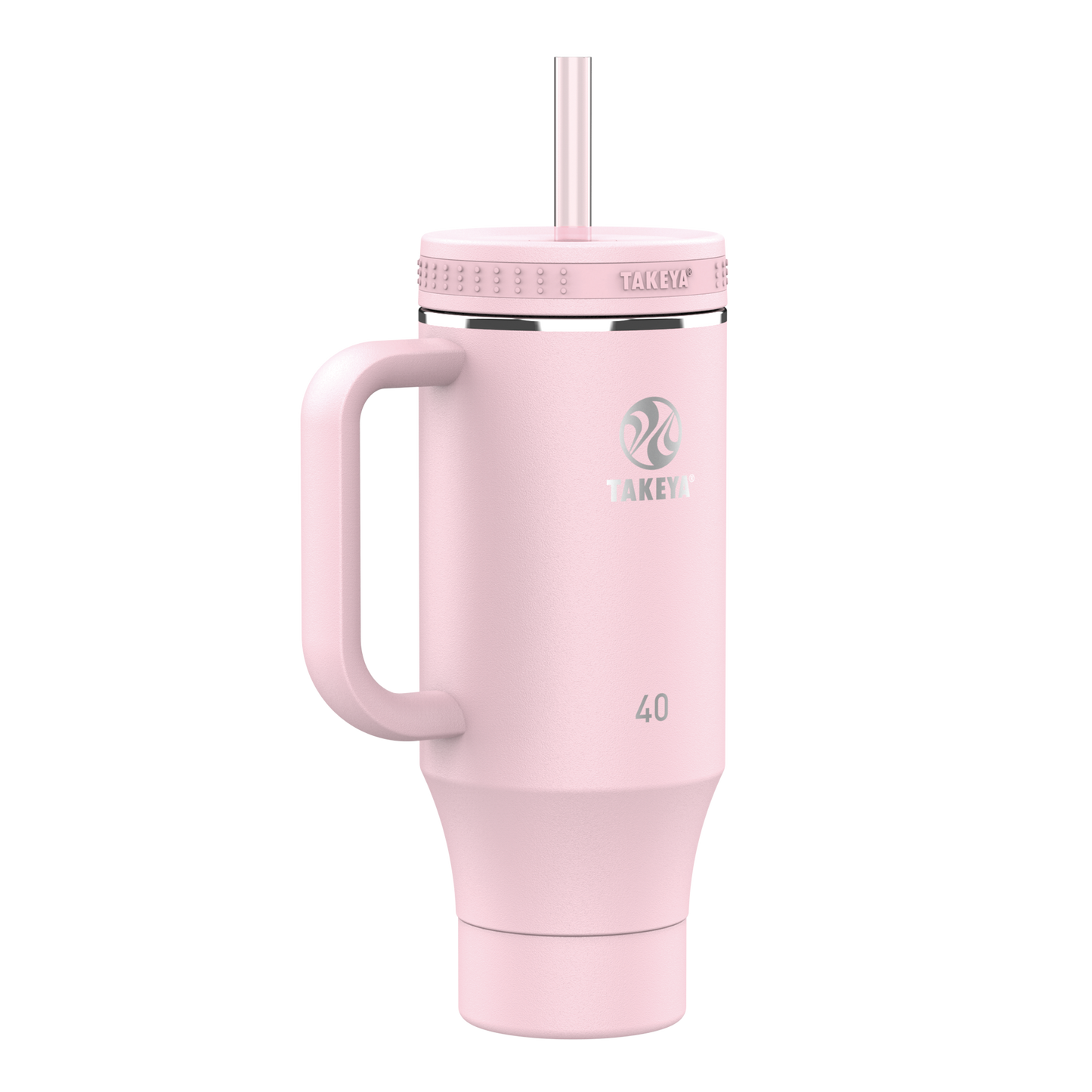 Vaso con Asa y doble popote estándar 40oz / 1.2L