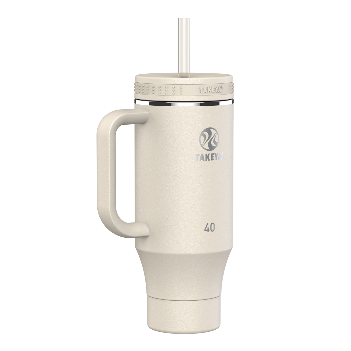 Vaso con Asa y doble popote estándar 40oz / 1.2L