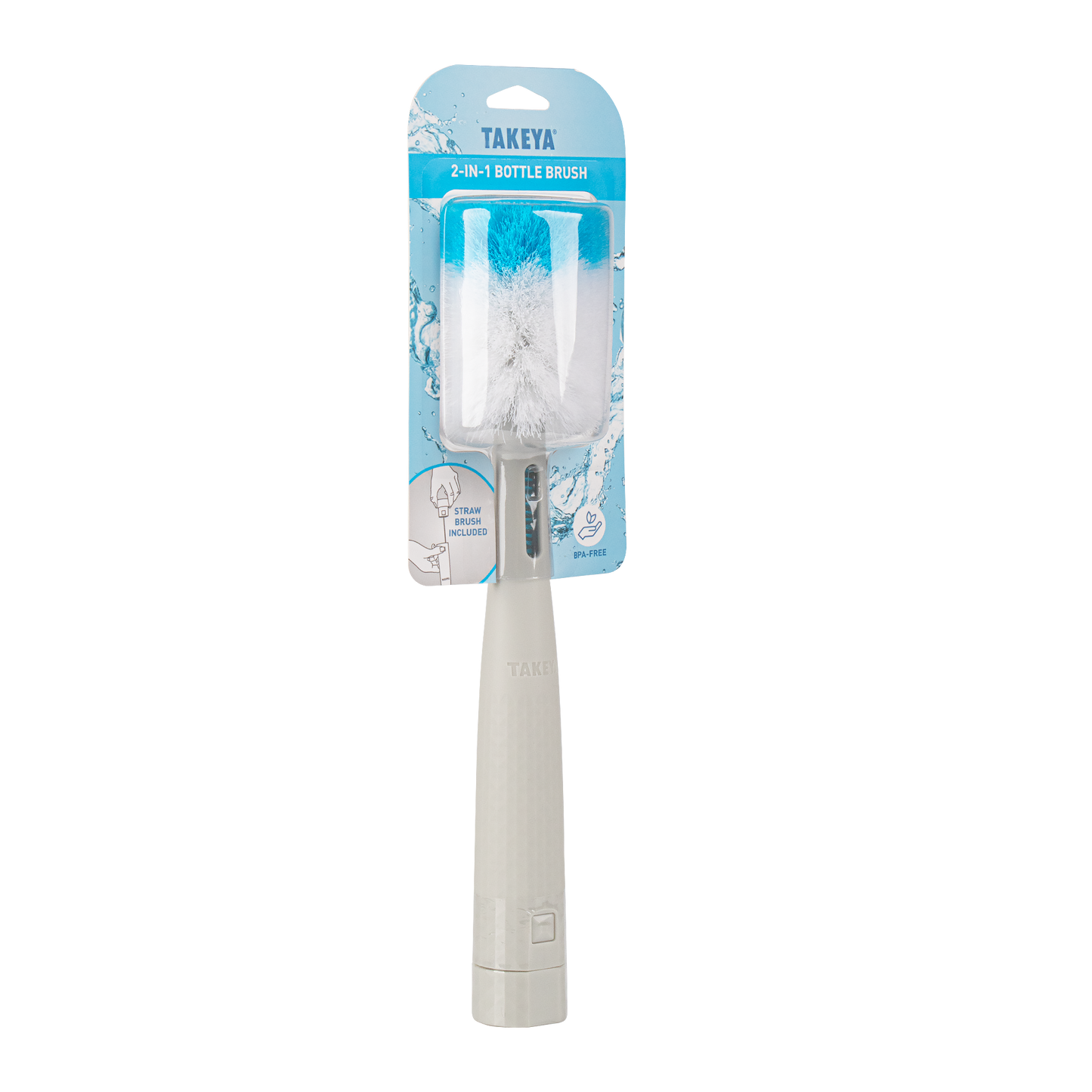 ¡NUEVO! Cepillo 2-en-1 para limpieza de botellas y popotes