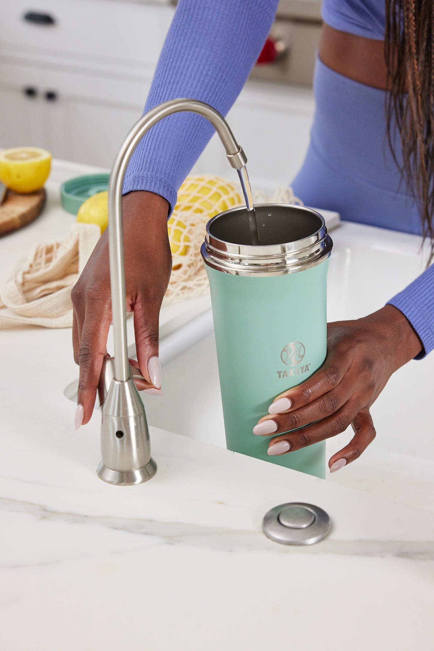 Vaso con doble popote estándar 32oz / 950ml