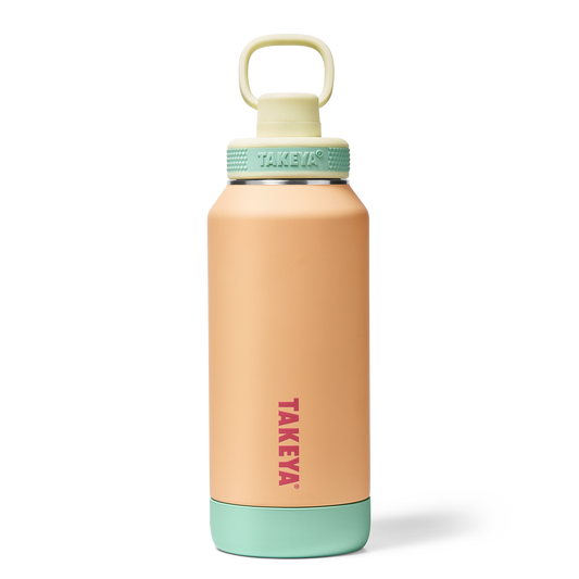 Takeya Core Sport 950 ml -32oz Spout Bottle Soft Touch Peach Jelly