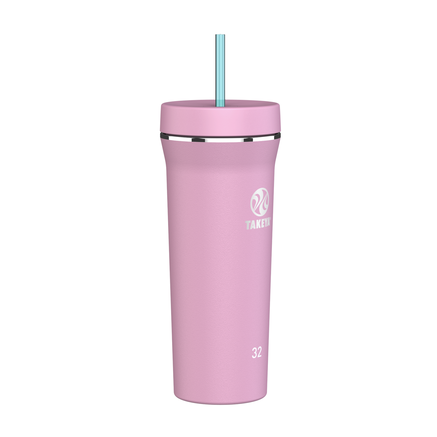 Vaso con doble popote estándar 32oz / 950ml