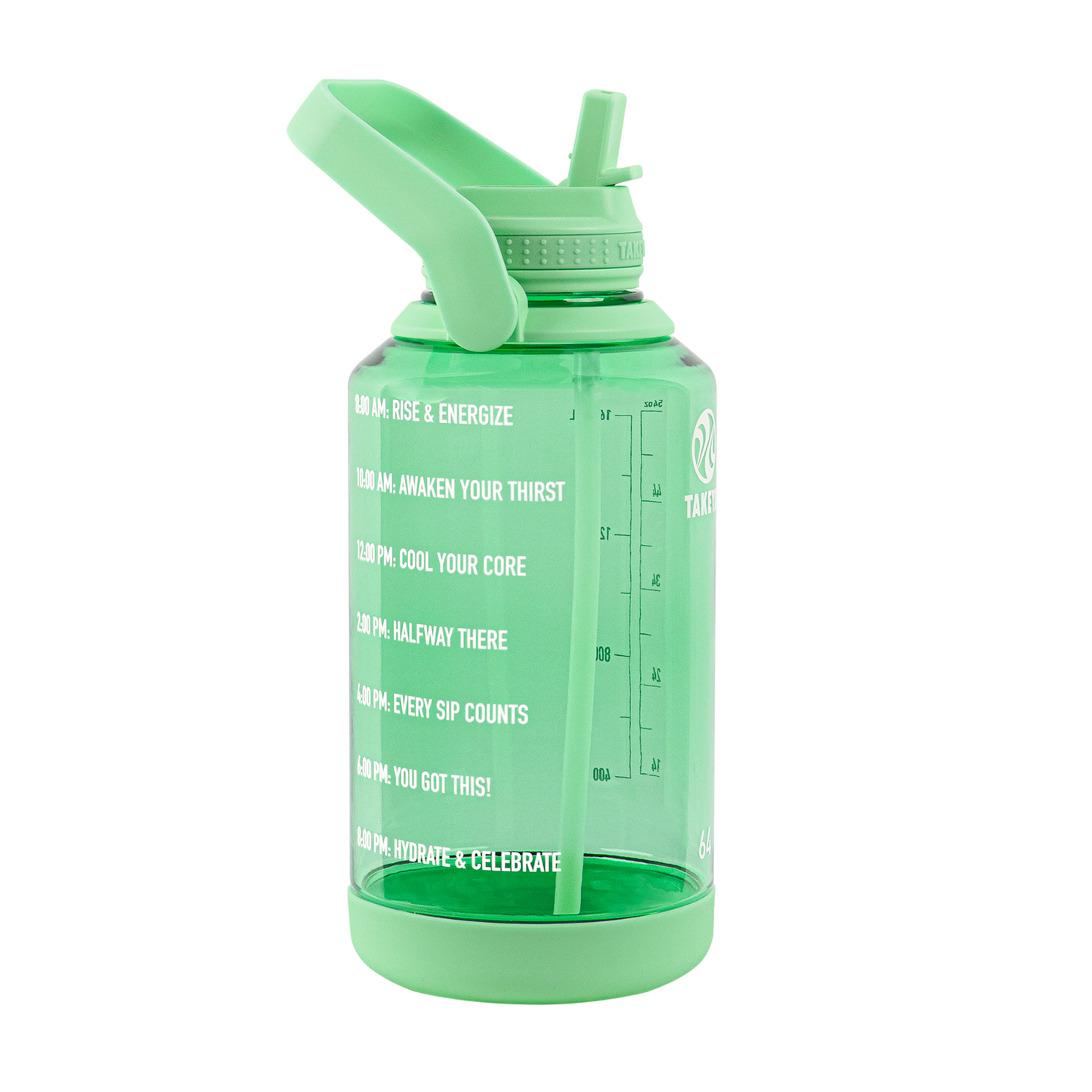 Botella Tritan Motivacional con Tapa Straw Lid™ 64oz / 1.9L