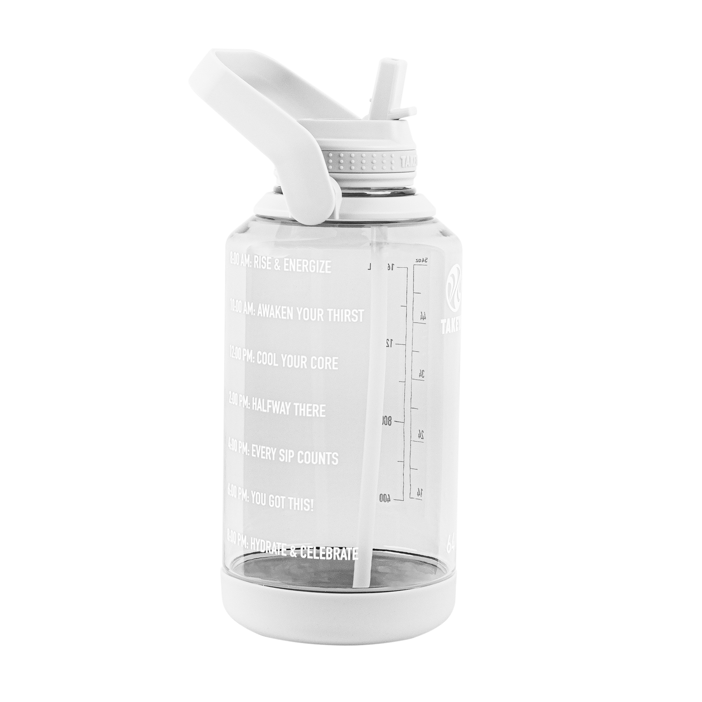 Botella Tritan Motivacional con Tapa Straw Lid™ 64oz / 1.9L