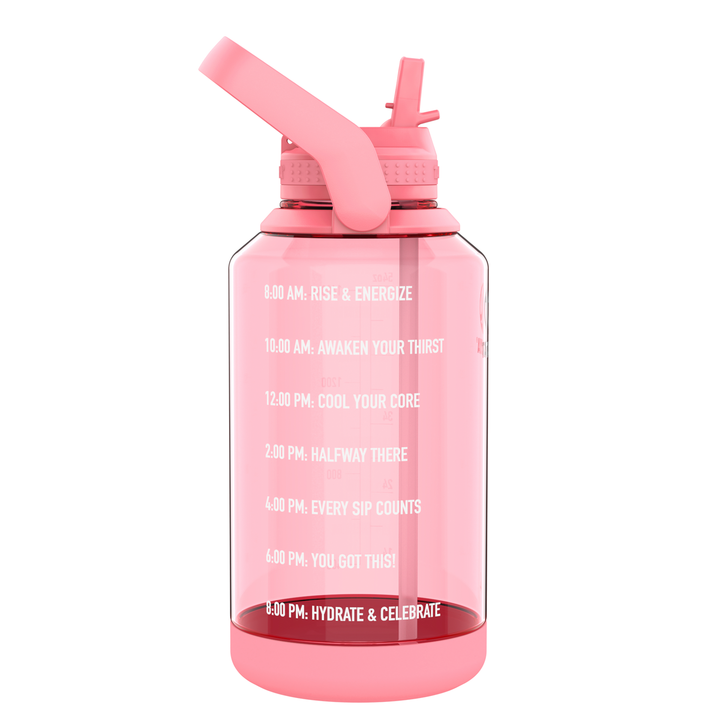 Botella Tritan Motivacional con Tapa Straw Lid™ 64oz / 1.9L