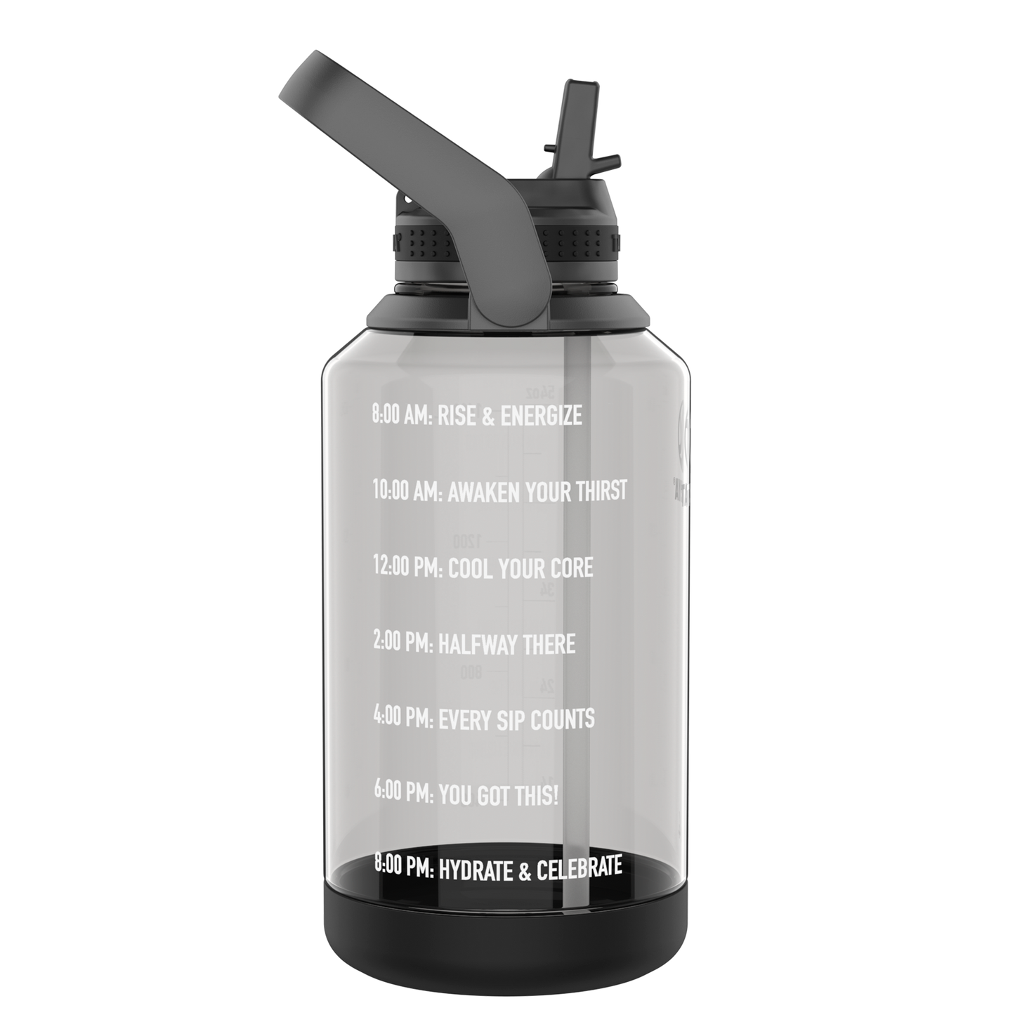 Botella Tritan Motivacional con Tapa Straw Lid™ 64oz / 1.9L