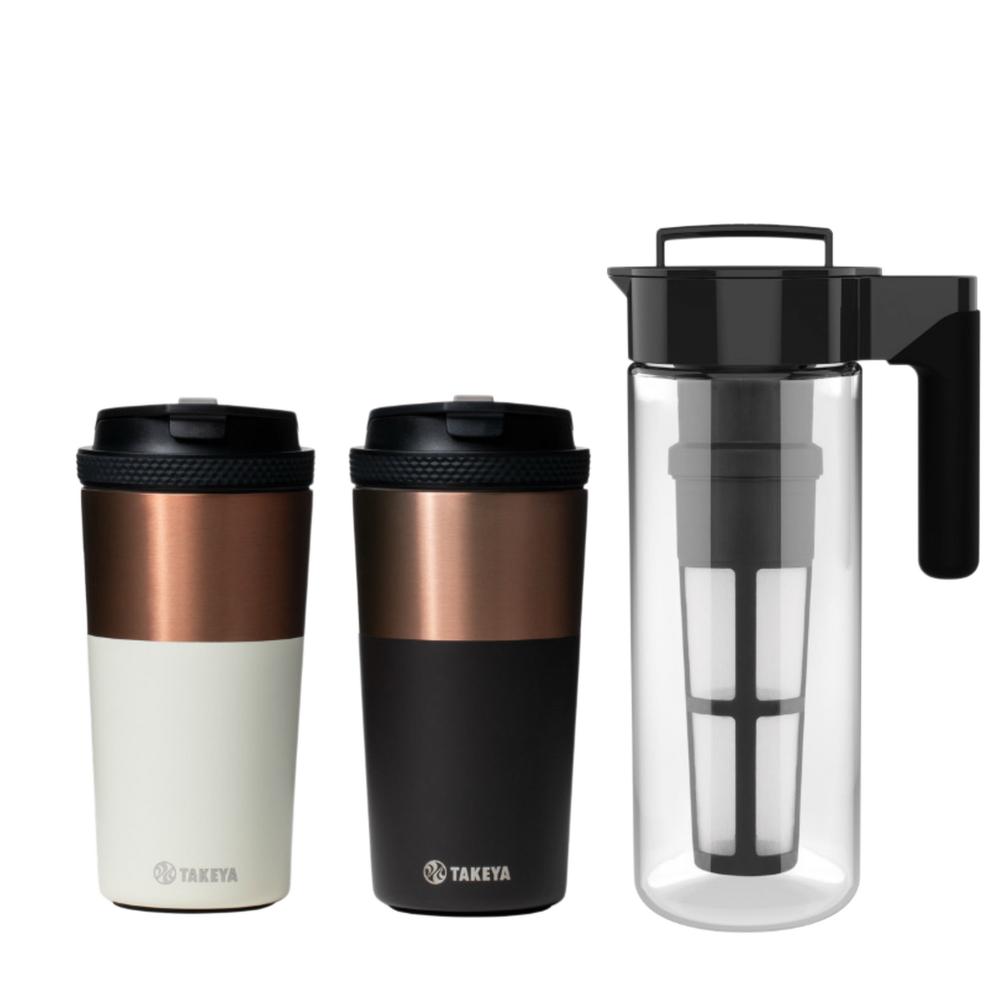 1 Cafetera Cold Brew + 2 Vasos para Café
