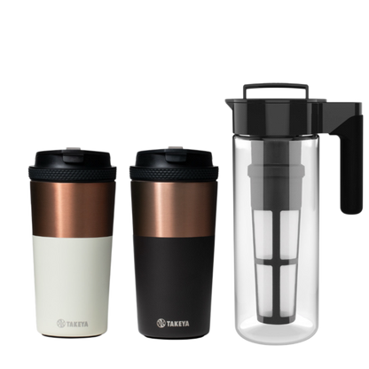 1 Cafetera Cold Brew + 2 Vasos para Café