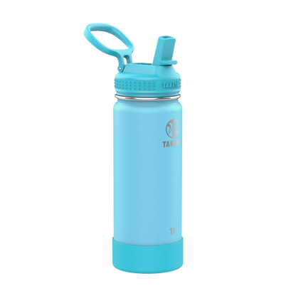 ¡Nueva! Botella Actives Kids Glow in the Dark con Tapa Straw  Lid™  18oz / 530ml