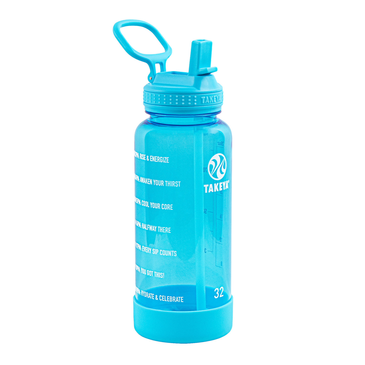 Botella Tritan Motivacional con Tapa Straw  Lid™ 32oz / 950ml