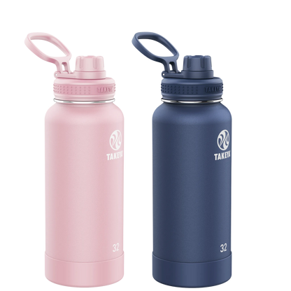 Bundle Botella Actives con Tapa Spout Lid 32oz/950ml (2 pack) - Takeya México
