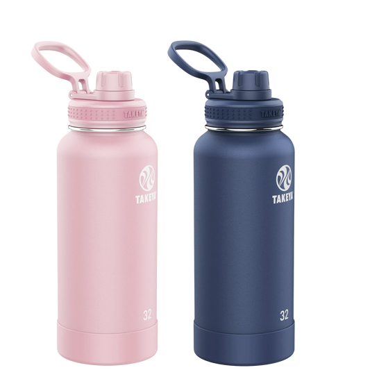 Bundle Botella Actives con Tapa Spout Lid 32oz/950ml (2 pack) - Takeya México