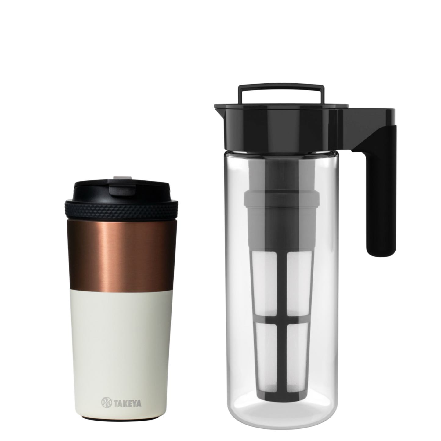 Cafetera Cold Brew Vidrio + Vaso para café