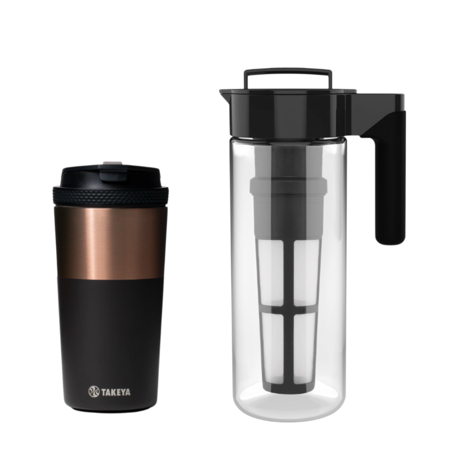 Cafetera Cold Brew Vidrio + Vaso para café