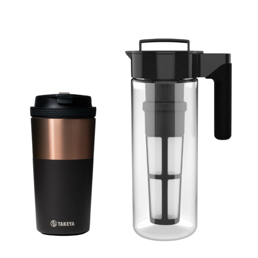 Cafetera Cold Brew Vidrio + Vaso para café - Takeya México
