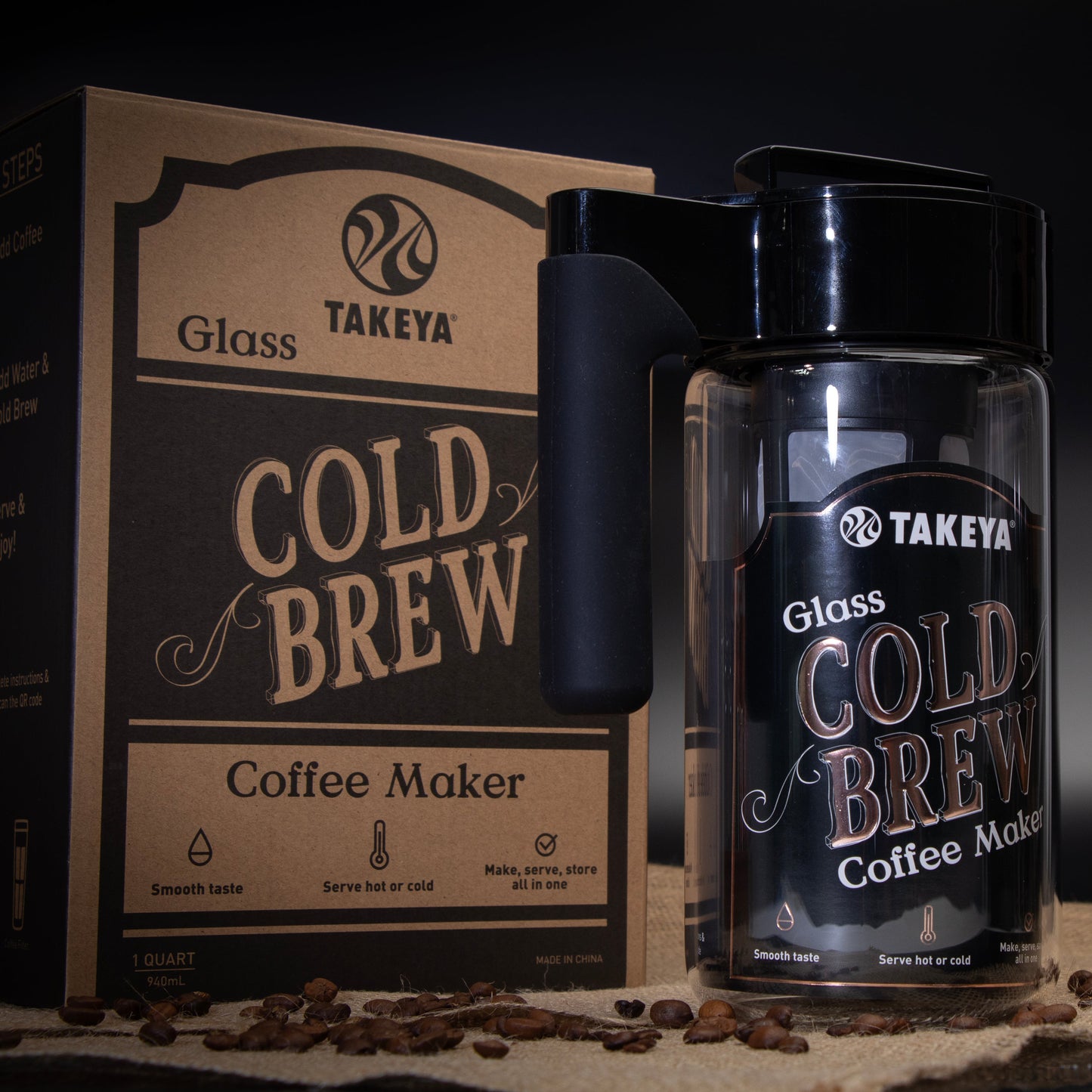 Cafetera Cold Brew Vidrio 1qt/940ml - Takeya México