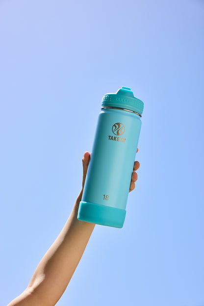 ¡Nueva! Botella Actives Kids Glow in the Dark con Tapa Straw  Lid™  18oz / 530ml