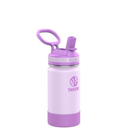 Botella Actives Kids Name Tag con Tapa Straw Lid™ 14oz / 414ml